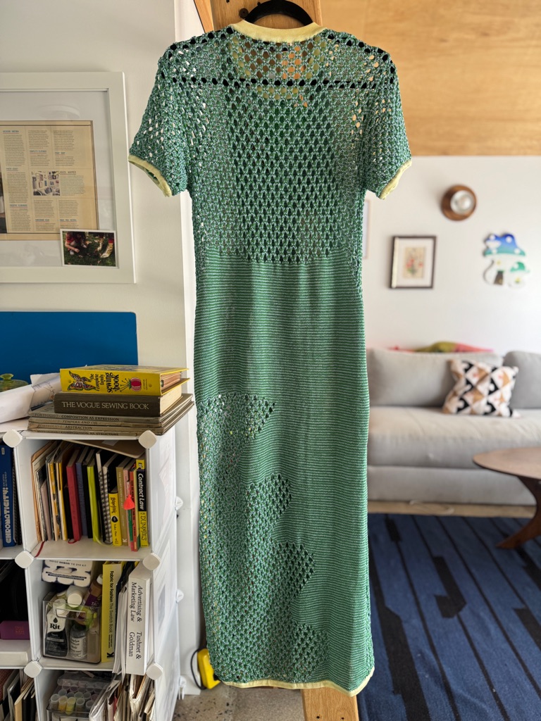 Nwt Ph5 Perry Crotchet Short Sleeve Dress (M) Teal — image 4 of 8
